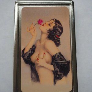 Art Deco Cigarette Accessory  Case W/Custom Artwork